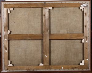 Scuola genovese del XVII secolo Sant'Antonio da Paola  - Asta Dipinti antichi - Associazione Nazionale - Case d'Asta italiane