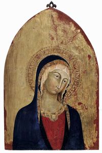 Nei modi della pittura senese del XV secolo Madonna  - Asta Dipinti antichi - Associazione Nazionale - Case d'Asta italiane