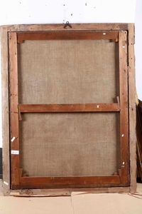 Scuola del XVII secolo Sacra Famiglia con san Giovannino e sant'Anna  - Asta Dipinti antichi - Associazione Nazionale - Case d'Asta italiane