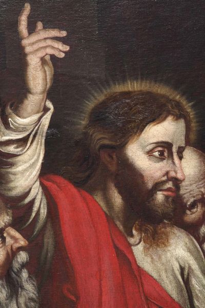 Scuola del XVII secolo Il tributo della moneta  - Asta Disegni Antichi - Associazione Nazionale - Case d'Asta italiane