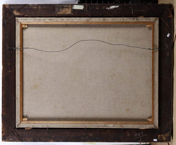 Scuola del XVII secolo Bernini realizza la scultura del Nettuno  - Asta Disegni Antichi - Associazione Nazionale - Case d'Asta italiane