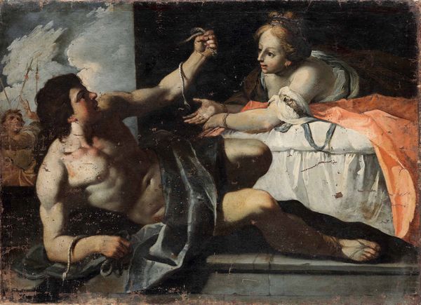 Scuola dell'inizio del XVIII secolo Episodio tratto dalla storia antica  - Asta Disegni Antichi - Associazione Nazionale - Case d'Asta italiane