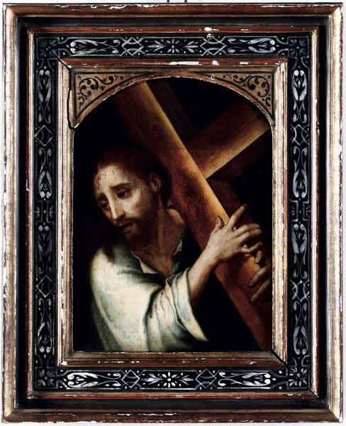 ,Luis de Morales detto il Divino : Cristo Portacroce <BR>Madonna Addolorata  - Asta Disegni Antichi - Associazione Nazionale - Case d'Asta italiane