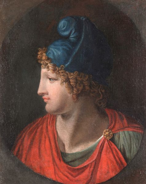 Scuola neoclassica del XIX secolo Ritratto di giovane uomo di profilo  - Asta Disegni Antichi - Associazione Nazionale - Case d'Asta italiane