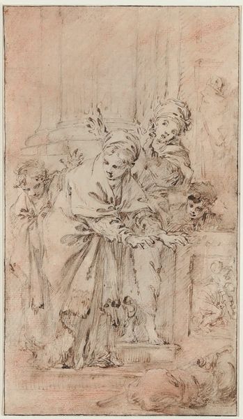 ,François Boucher : Gioco di ragazzi  - Asta Disegni Antichi - Associazione Nazionale - Case d'Asta italiane