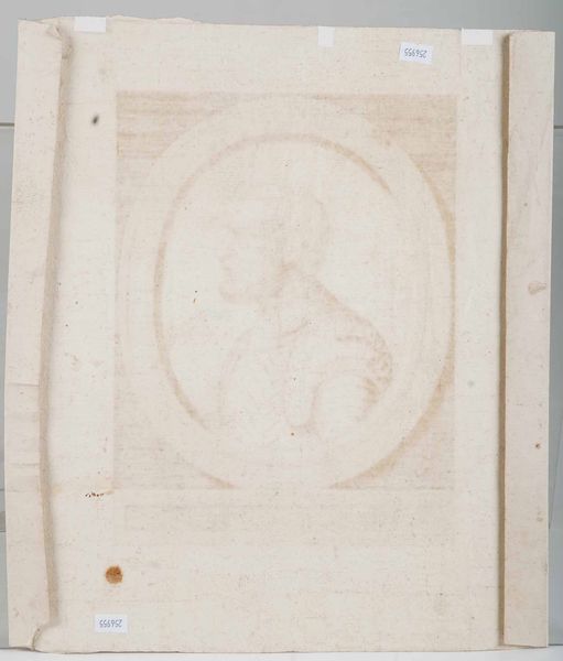 Scuola del XVIII secolo Ritratto di Francesco de Marchi  - Asta Disegni Antichi - Associazione Nazionale - Case d'Asta italiane