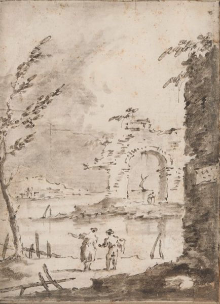 ,Giacomo Guardi : Capricci con architetture e figure  - Asta Disegni Antichi - Associazione Nazionale - Case d'Asta italiane