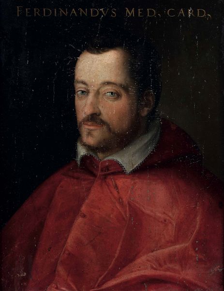 Scuola toscana del XVI secolo Ritratto del cardinale Ferdinando I de' Medici  - Asta Disegni Antichi - Associazione Nazionale - Case d'Asta italiane