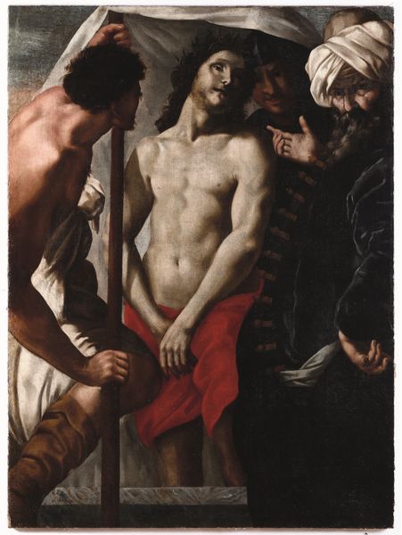 Scuola napoletana XVII secolo Ecce Homo  - Asta Disegni Antichi - Associazione Nazionale - Case d'Asta italiane