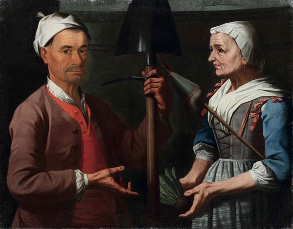 Scuola napoletana del XVIII secolo Figure di popolani  - Asta Disegni Antichi - Associazione Nazionale - Case d'Asta italiane