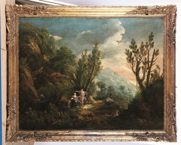 ,Giuseppe Roncelli : Agar e Ismaele<BR>Tobiolo e l'Angelo  - Asta Disegni Antichi - Associazione Nazionale - Case d'Asta italiane