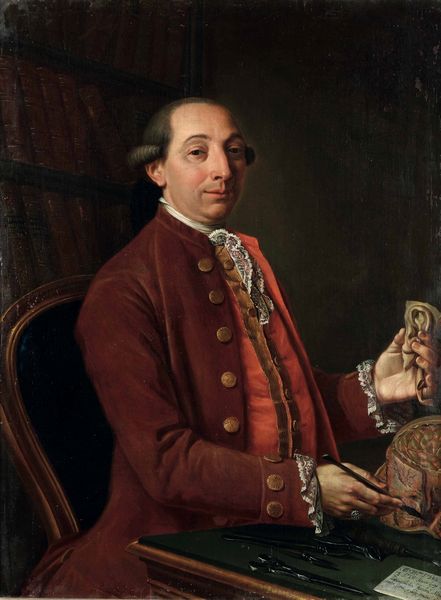 Scuola del XVIII secolo Ritratto di medico  - Asta Disegni Antichi - Associazione Nazionale - Case d'Asta italiane