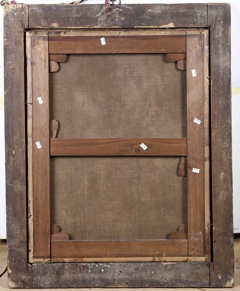 Scuola napoletana del XVII secolo Ritratto di pittore  - Asta Disegni Antichi - Associazione Nazionale - Case d'Asta italiane