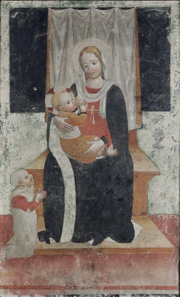 ,Ambrogio da Fossano detto il Bergognone : Madonna in trono con Bambino  - Asta Disegni Antichi - Associazione Nazionale - Case d'Asta italiane