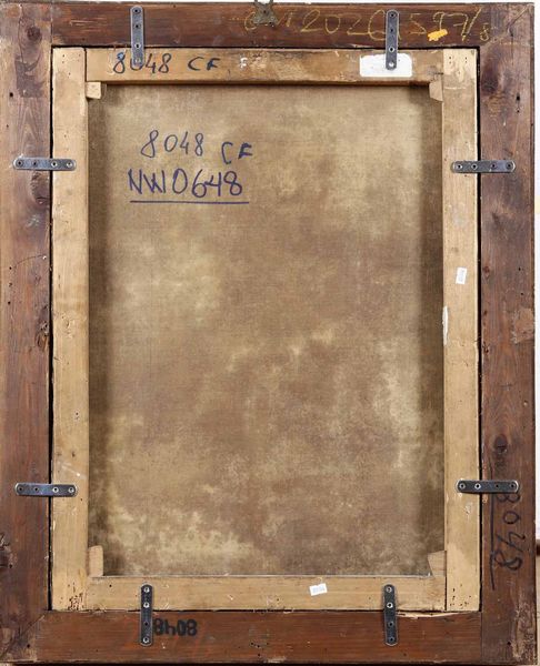 ,Giovanni Antonio Burrini : Autoritratto  - Asta Disegni Antichi - Associazione Nazionale - Case d'Asta italiane