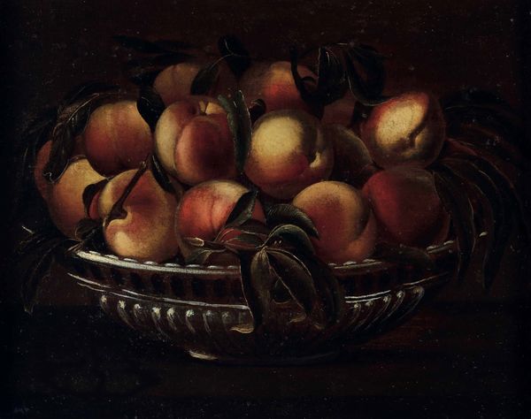 Scuola del XVII secolo Nature morte con frutti  - Asta Disegni Antichi - Associazione Nazionale - Case d'Asta italiane