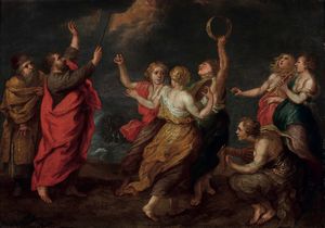 ,Jan Van Balen - Passaggio del Mar Rosso con Mos