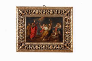 ,Jan Van Balen : Passaggio del Mar Rosso con Mos  - Asta Disegni Antichi - Associazione Nazionale - Case d'Asta italiane