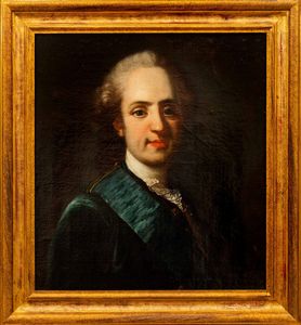 ,Louis-Michel Van Loo : Ritratto di Luigi XVI ancora Delfino di Francia  - Asta Disegni Antichi - Associazione Nazionale - Case d'Asta italiane