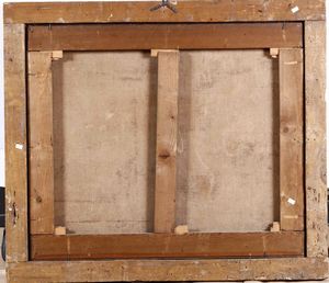 ,Antonio Francesco Peruzzini : Paesaggio fluviale con contadini  - Asta Disegni Antichi - Associazione Nazionale - Case d'Asta italiane