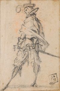 ,Jaques Callot - Ritratto di uomo con spada