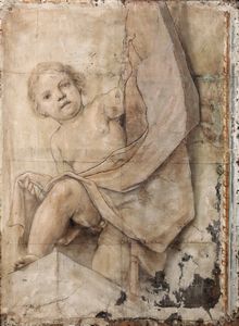 ,Marcantonio Franceschini - Fanciullo con drappo