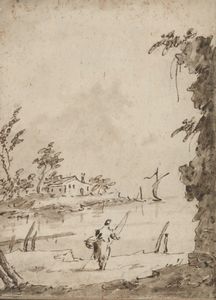 ,Giacomo Guardi : Capricci con architetture e figure  - Asta Disegni Antichi - Associazione Nazionale - Case d'Asta italiane