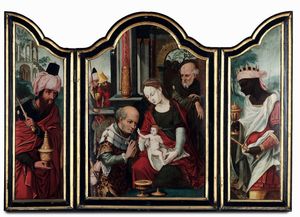 ,Pieter Coecke van Aelst - L'Adorazione dei Magi