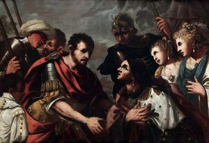 ,Pietro Della Vecchia - e bottega Enea e Didone