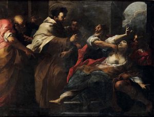 ,Valerio Castello - Miracolo di San Domenico