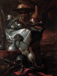 Artista fiammingo del XVIII secolo Nature vive  - Asta Disegni Antichi - Associazione Nazionale - Case d'Asta italiane