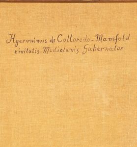 ,Vittore Ghislandi detto Fra Galgario : Ritratto di Hieronymus Colloredo-Mansfeld, governatore di Milano  - Asta Disegni Antichi - Associazione Nazionale - Case d'Asta italiane