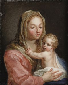 ,Jacopo Amigoni - Madonna con Bambino