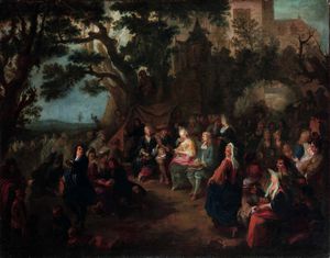 ,Charles-André van Loo - Festa di nozze