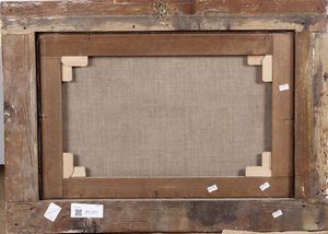 Scuola veneziana del XVIII secolo Veduta di Venezia con la basilica di Santa Maria della Salute  - Asta Disegni Antichi - Associazione Nazionale - Case d'Asta italiane