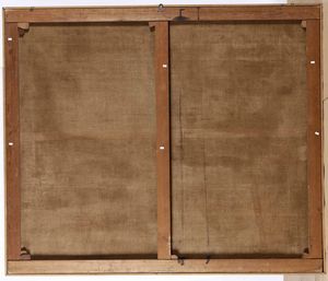 Scuola lombarda del XVII secolo Il satiro e la ninfa  - Asta Disegni Antichi - Associazione Nazionale - Case d'Asta italiane