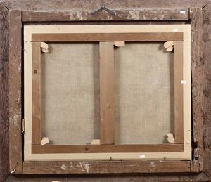 Scuola napoletana del XVII secolo Scontri di cavalleria  - Asta Disegni Antichi - Associazione Nazionale - Case d'Asta italiane