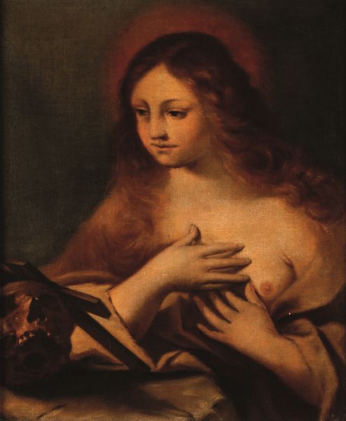 Scuola emiliana del XVIII secolo Maddalena penitente  - Asta Old Masters Paintings - Associazione Nazionale - Case d'Asta italiane
