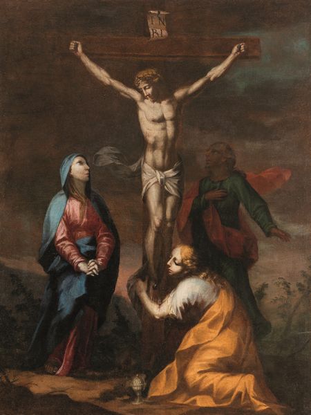 Scuola emiliana del XVIII secolo Crocifissione  - Asta Old Masters Paintings - Associazione Nazionale - Case d'Asta italiane