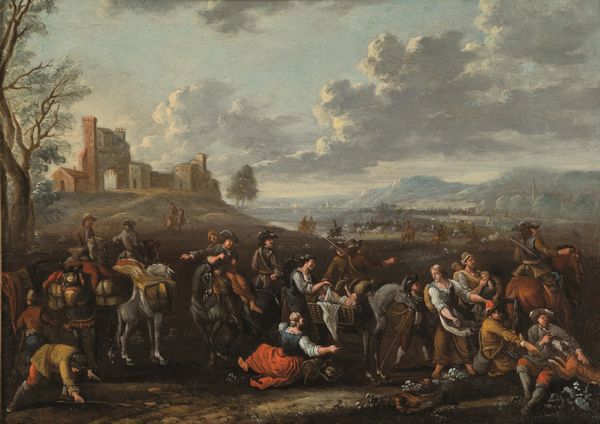 Scuola fiamminga del XVIII secolo Ritorno dalla caccia  - Asta Old Masters Paintings - Associazione Nazionale - Case d'Asta italiane