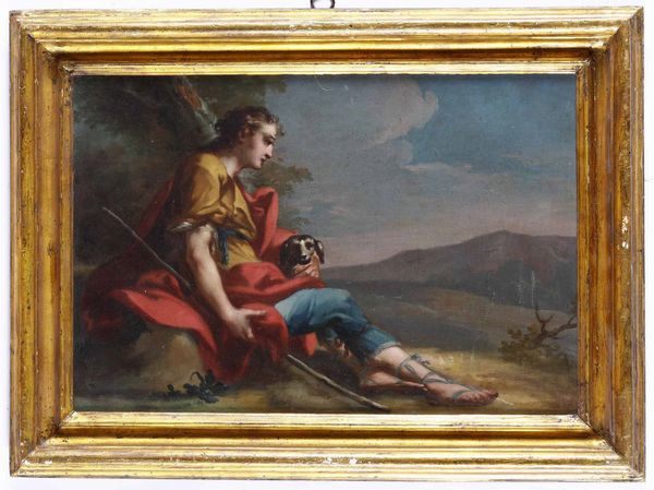 Scuola del XVIII secolo Pastori  - Asta Old Masters Paintings - Associazione Nazionale - Case d'Asta italiane