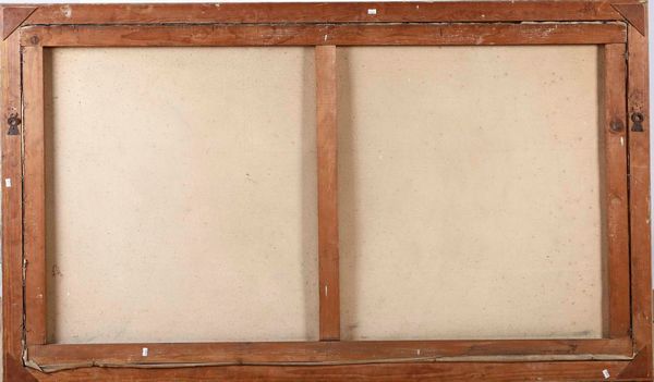 Emilio Orsenigo : Paesaggio in stile settecentesco con pescatori in riva a un fiume  - Asta Old Masters Paintings - Associazione Nazionale - Case d'Asta italiane