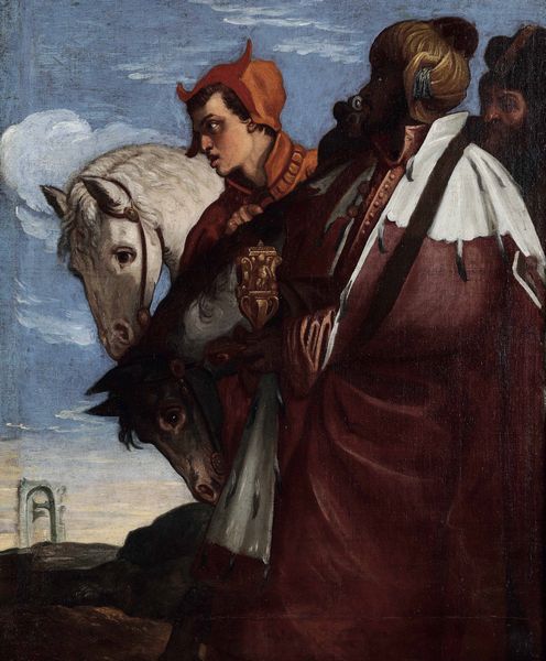 Paolo Caliari detto il Veronese, Ambito di : Adorazione dei Magi  - Asta Old Masters Paintings - Associazione Nazionale - Case d'Asta italiane