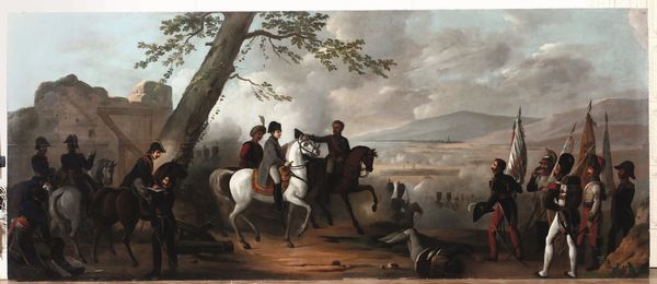 Scuola francese del XIX secolo L�incontro con Napoleone  - Asta Old Masters Paintings - Associazione Nazionale - Case d'Asta italiane