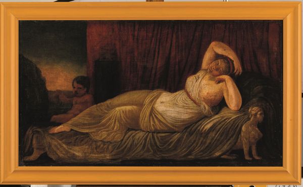 Scuola neoclassica del XIX secolo Venere e Amore  - Asta Old Masters Paintings - Associazione Nazionale - Case d'Asta italiane