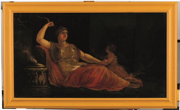 Scuola neoclassica del XIX secolo Venere e Amore  - Asta Old Masters Paintings - Associazione Nazionale - Case d'Asta italiane