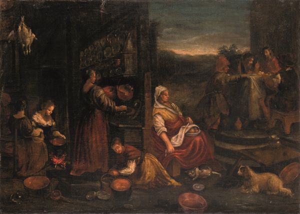 Jacopo Da Ponte detto Jacopo Bassano, copia da : Cena in Emmaus  - Asta Old Masters Paintings - Associazione Nazionale - Case d'Asta italiane
