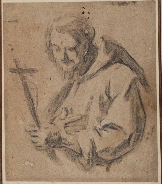 Scuola veneta del XVII secolo Figura di frate francescano  - Asta Old Masters Paintings - Associazione Nazionale - Case d'Asta italiane