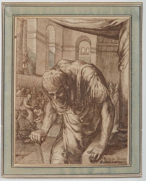 Scuola olandese del XVII secolo La gobba  - Asta Old Masters Paintings - Associazione Nazionale - Case d'Asta italiane