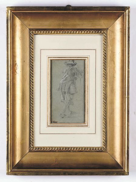 Jan Miel, Attribuito a : Figura virile di spalle  - Asta Old Masters Paintings - Associazione Nazionale - Case d'Asta italiane
